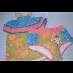 NWT 
Matilda Jane 435 Girls Seafaring Swim Top 12